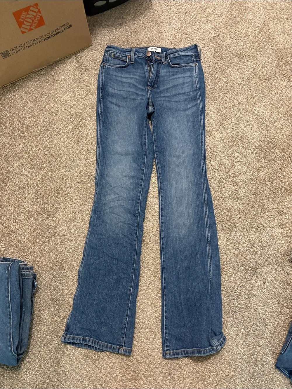 Wrangler Women's Medium Blue Flare Jeans - Picture 1 of 2